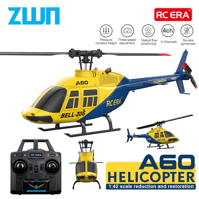 Rc Helicopter Nitro - A60 RC Elicottero 2.4G 6-Aixs Giroscopio