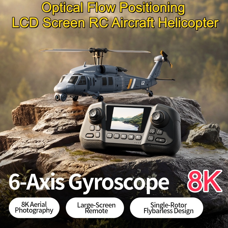 Rc Helicopter Nitro - Elicottero RC 8K Flybarless con Flusso